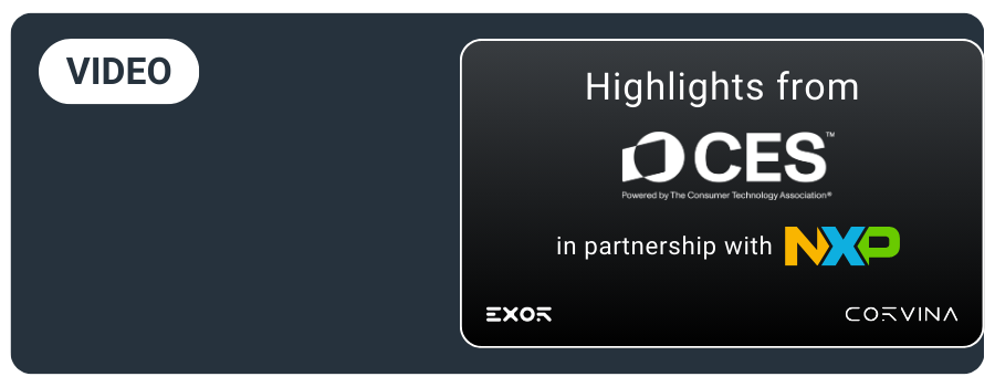 VIDEO - CES Demo Exor and Corvina with NXP