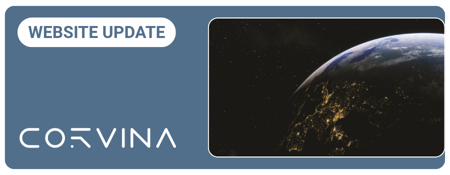 Website Update - New Corvina Map